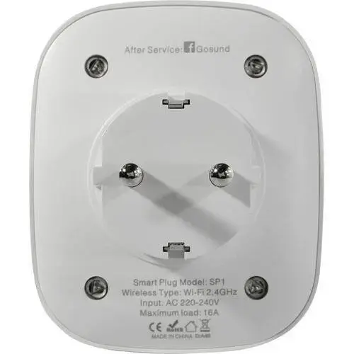 Gosund SP1-C viedligzda WiFi Apple Home Kit (2 gab.)