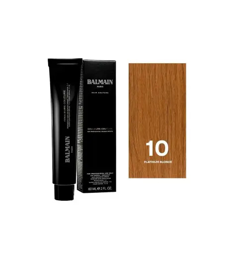 Balmain Professionnel, Couleurs Couture, Permanent Hair Dye, 10 Platinum Blonde, 60 ml