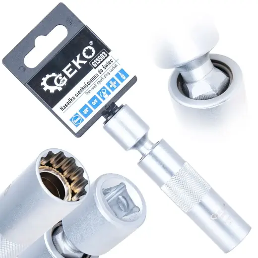 3/8" 16mm õhukese seinaga süüteküünla padrun kardaanliigendiga