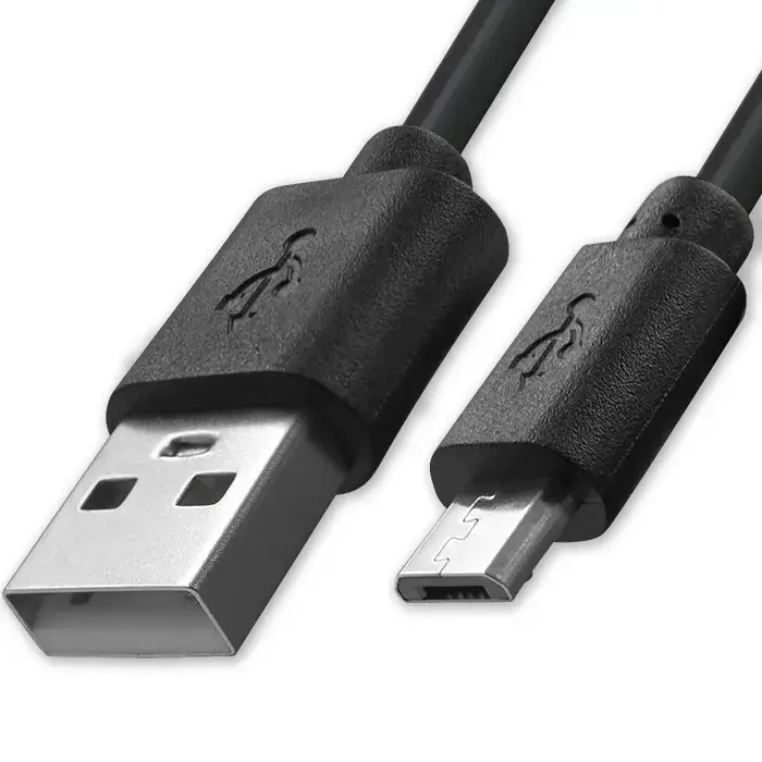 Qoltec USB A male cable | micro USB B male | 1m | BULK