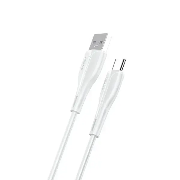 USAMS Kabel U38 USB-C 5A Fast Charge for OPPO|HUAWEI 1m biały|white SJ376USB02 (US-SJ376)