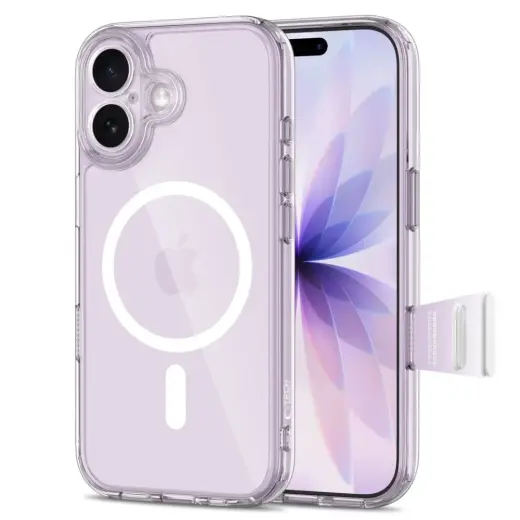TECH-PROTECT MAGPEAK CC maciņš ar MagSafe atbalstu telefonam Apple iPhone 17 caurspīdīgs