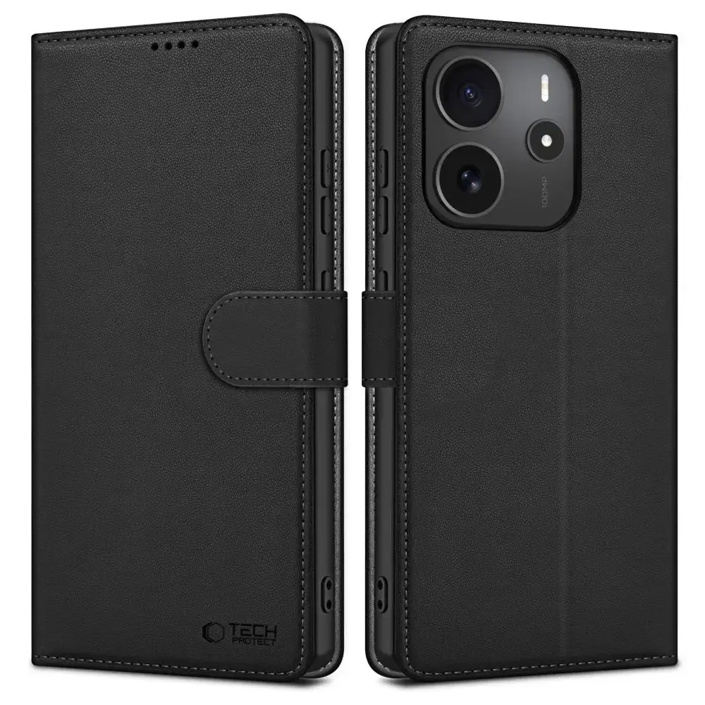 TECH-PROTECT WALLET XIAOMI REDMI NOTE 14 4G | LTE MATTE BLACK