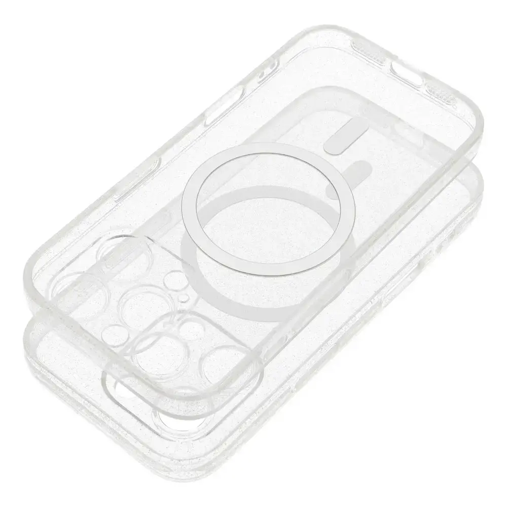 Clear Mag Cover phone case with MagSafe support for iPhone 14 transparent