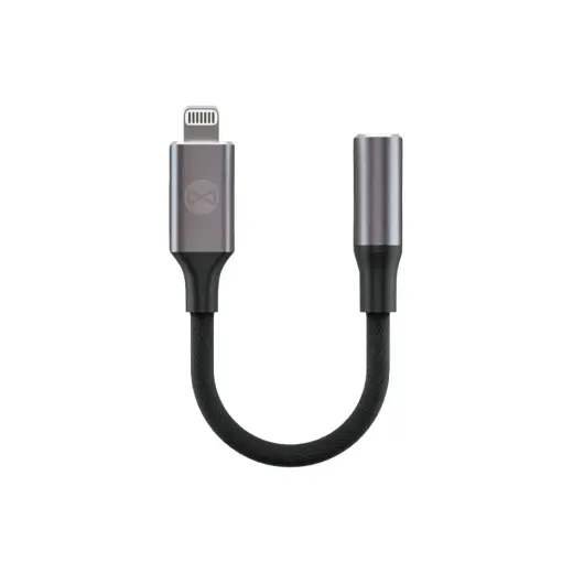 Forever adapter audio AJL-01 jack 3,5 mm - Lightning black