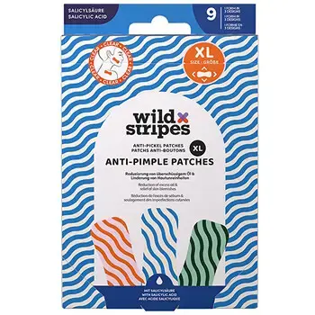 Wild Stripes Clear Anti-Pimple Patches XL - Hydrokoloidní náplasti na akné