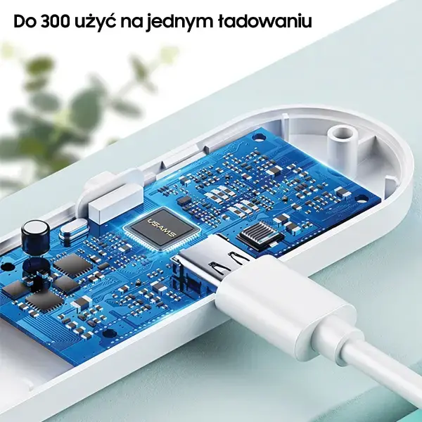 USAMS Mini UV-C Disinfecting Lamp Handheld Sterilizer white ZB159XDD01 (US-ZB159)