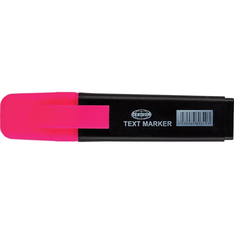 Teksta marķieris, līnijas platums 1-5mm, rozā
