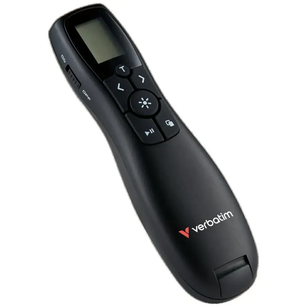 Prezenteris Verbatim 2.4GHz Melns 2xAAA LCD display