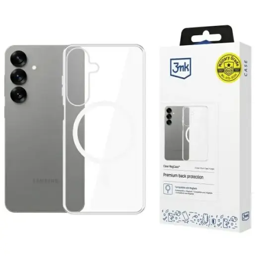 3MK MagCase Sam S25+ Clear MagSafe Compatible