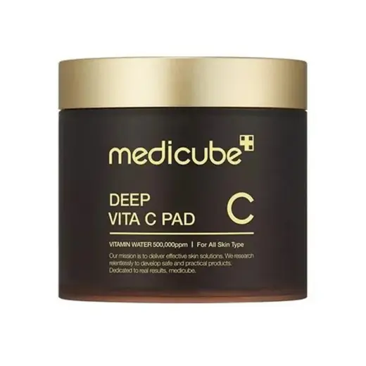 Medicube, Deep Vita C Glutathione Brightening Mask, Brightening, Cleansing Pads, 70 pcs