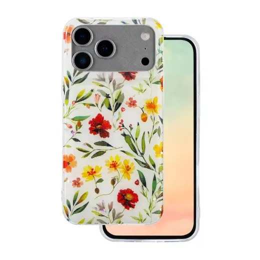 Glow Glam phone case for iPhone 17 Pro white