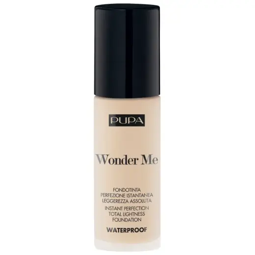 Pupa, Wonder Me, Paraben-Free, Waterproof, Liquid Foundation, 008, Ivory - Warm, 30 ml