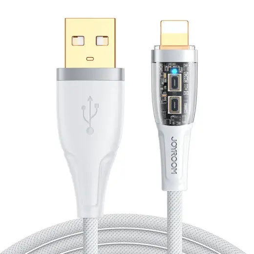 Joyroom S-UL012A3 datu pārraides un uzlādes vads | USB-A uz Lightning | 12W | 1.2m | balts