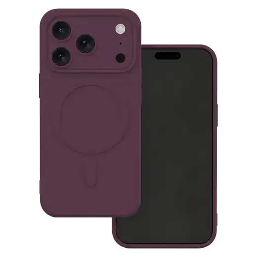 Simple Color Mag telefoni ümbris MagSafe toega iPhone 17 Pro Max | iPhone 18 Pro Max punane
