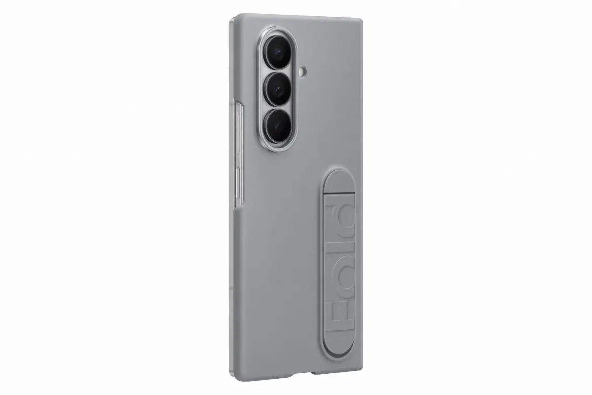Samsung Silicone Cover maciņš telefonam Samsung Galaxy Z Fold 7 (F966) pelēks (Bojāts iepakojums)
