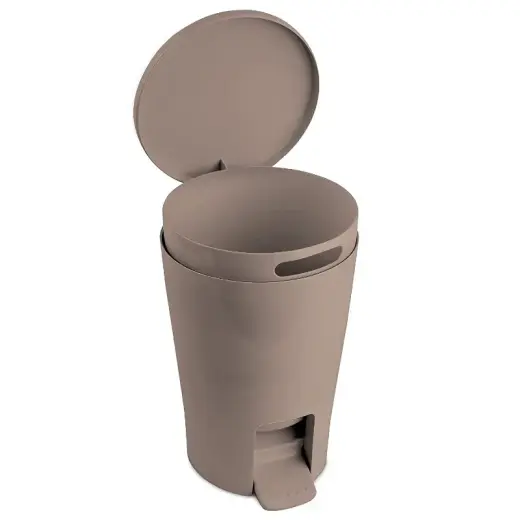 Vonios kibiras su pedalu Diabolo, rudas, 5 l