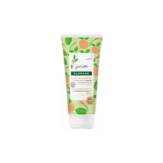 Klorane, Junior, Peach, Hair Shampoo, Detangling, 200 ml