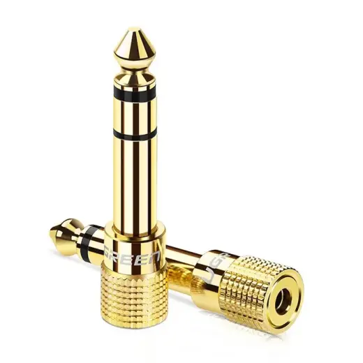 UGREEN 20503 adapteris 6,5 mm ligzda uz 3,5 mm mini ligzdu (zelta krāsā)