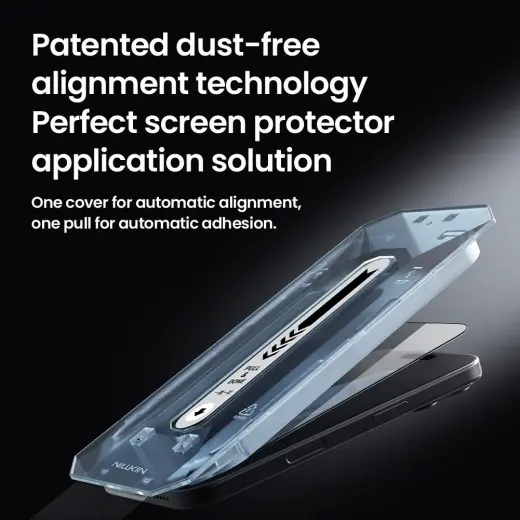 Nillkin Tempered Glass 2.5D CP+ PRO Black for Apple iPhone 17 (with applicator)