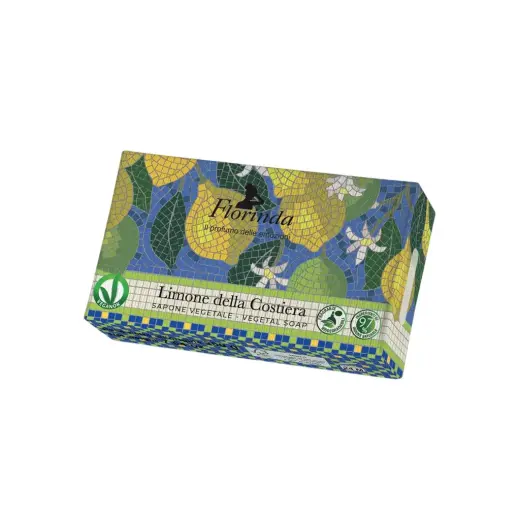 Florinda, Limone Della Costiera, Vegan, Hydrating, Scented Soap Bar , Body, 100 g