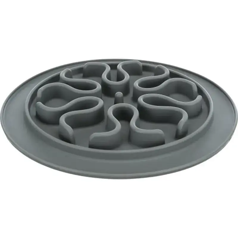 Interaktīvā bļoda : Trixie Slow Feed feeding mat, silicone, ø 24 cm