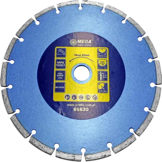 Dimanta disks BSG 230x22mm betonam Mega