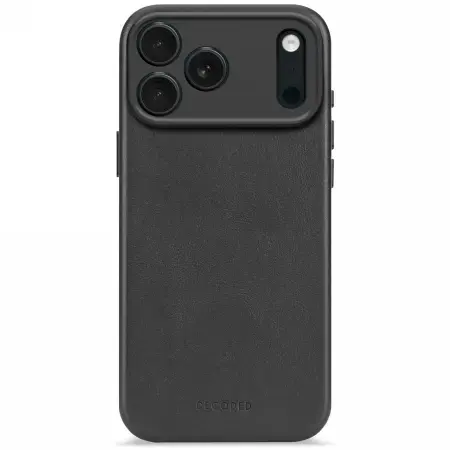 Decoded Leather Backcover MagSafe case for iPhone 17 Pro Max - black