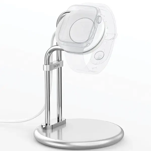SODI Stojak na Apple Watch SAW-300 srebrny|silver