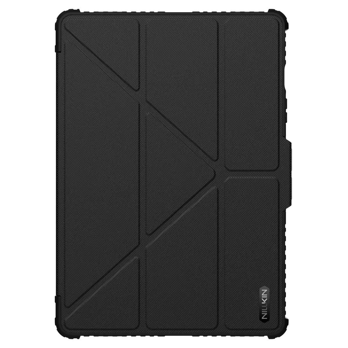 Nillkin Bumper PRO aizsargājošs stenda maciņš Samsung Galaxy Tab S10 FE melnā krāsā