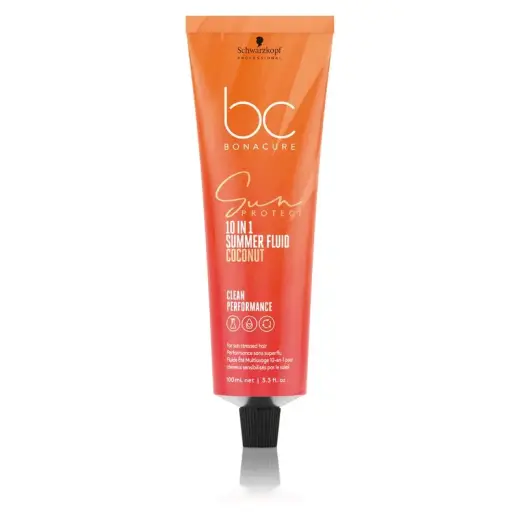 Schwarzkopf Professional BC Bonacure Sun Protect 10 in 1 Summer Multifunctional Cream Fluid for Sun-stressed Hair 100 Ml