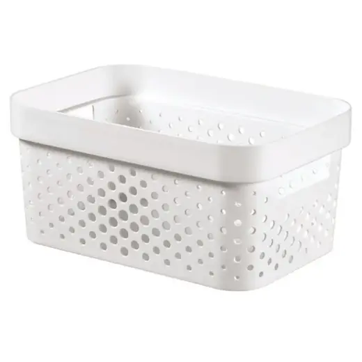Kast Infinity Recycled 4,5l 27x19x12cm, valge