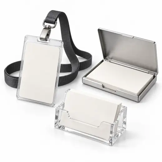 Badge and business card holders