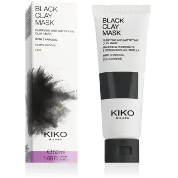 Kiko Milano Black Clay Mask - Cleansing Face Mask 50ml