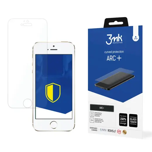 3mk ARC+ kaitsekile telefonile iPhone 5 | iPhone 5S | iPhone SE (2016)