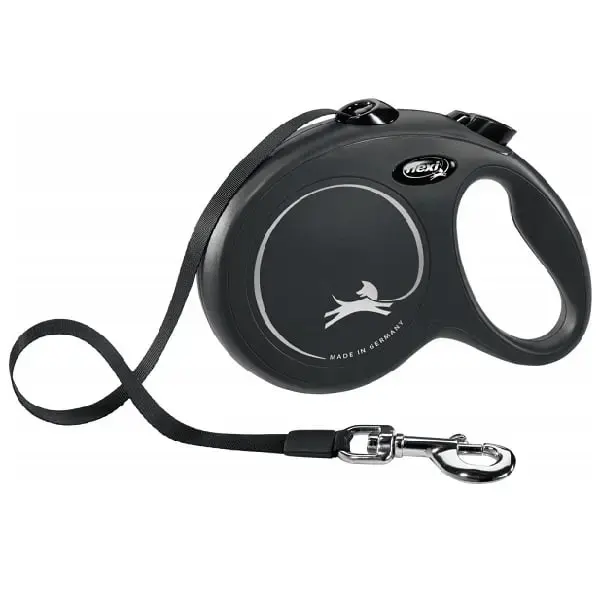 Inerces pavada suņiem : Trixie Flexi New Classic Tape Leashes, XS: 3 m, black