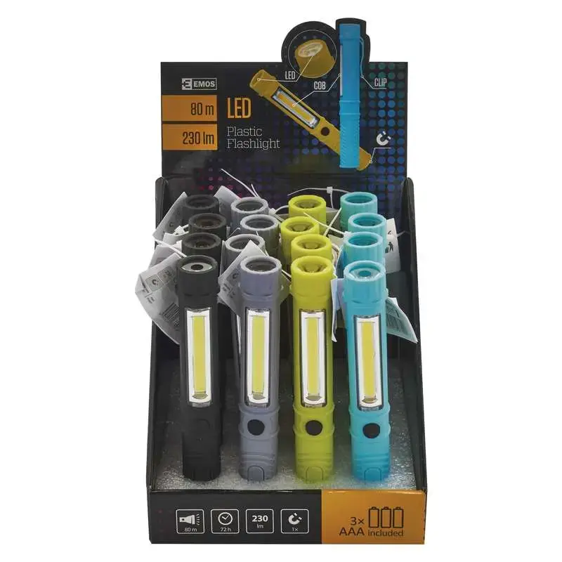 Lukturītis LED 3W + 1LED, 230lm