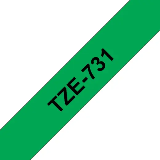Brother Colour ribbon TZE-731 / TZE731 Black, green