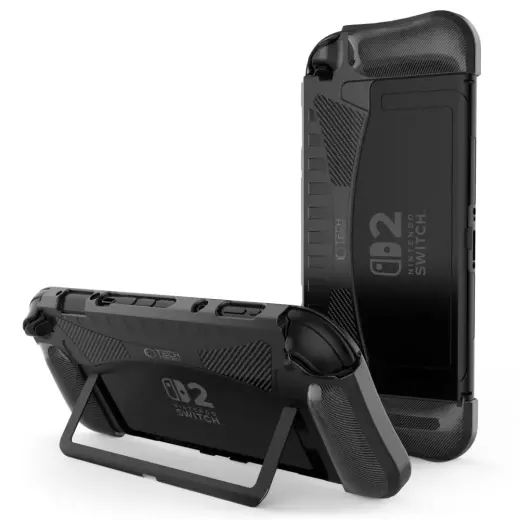 TECH-PROTECT TPUCARBON NINTENDO SWITCH 2 BLACK