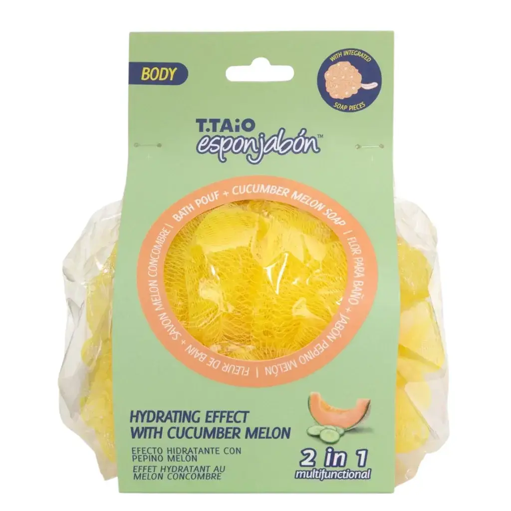 Esponjabon, Esponjabon, Cucumber, Hydrating, Soap & Sponge 2-In-1