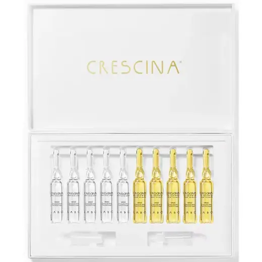 Set, Labo,  Crescina Follicular Islands 1900, For Growth Stimulation, Ampoules Treatment Serum, For Scalp, For Men, 10 + 10 pcs