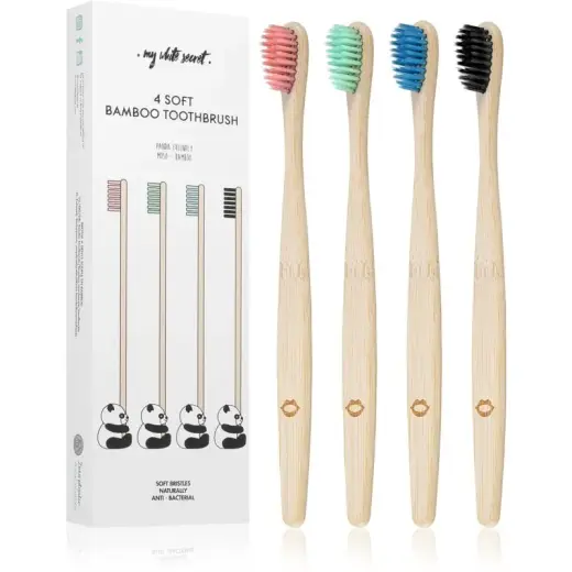 My White Secret Bamboo Toothbrush 4 PCS