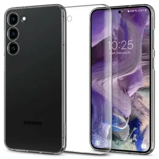 Spigen AirSkin Back phone case чехол для телефона Samsung Galaxy S23+ прозрачный