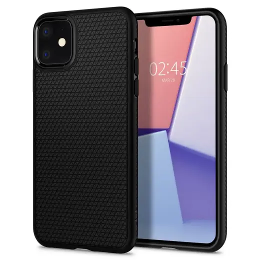 Spigen Liquid Air чехол для телефона iPhone 11 чёрный
