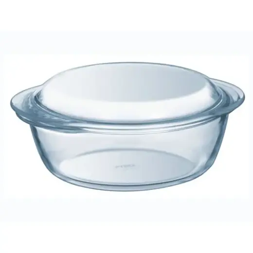 Glass container with lid 3L Pyrex Essentials Ø22cm