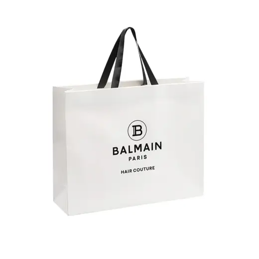Balmain, Hair Couture, GWP Cardboard Bag, White, Large