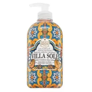 Nesti Dante Villa Sole Flüssige Seife Vegetal Liquid Soap Fiori D'ananas Dell'Etna 500 Ml