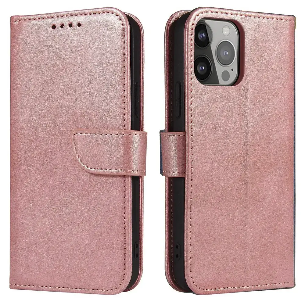 Magnet Case with Flip for Samsung Galaxy S25 Edge - Pink