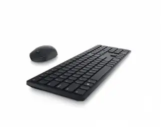 Dell Pro Keyboard and Mouse (RTL BOX)  KM5221W Wireless  Wireless (2.4 GHz)  Batteries included  US International (QWERTY)  Black