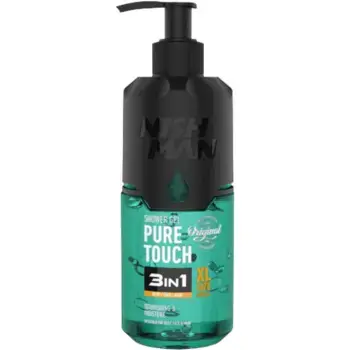 Nishman Pure Touch 3in1 Shower Gel - Hair and body shower gel for men 480ml